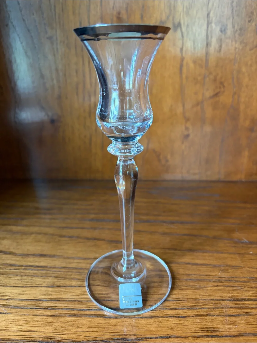 Mikasa Jamestown Candle Holder with Platinum Rim